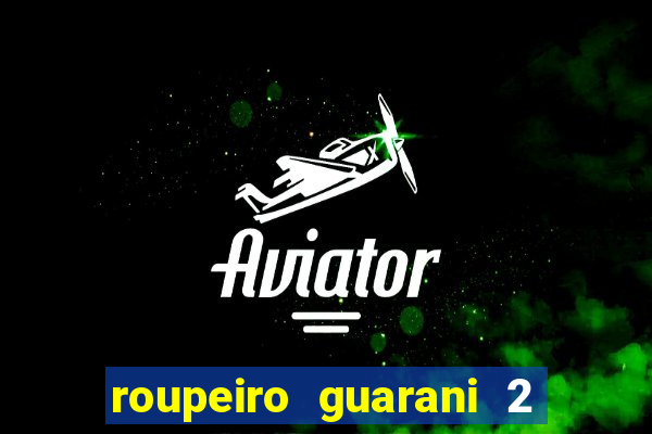 roupeiro guarani 2 portas de correr com espelho